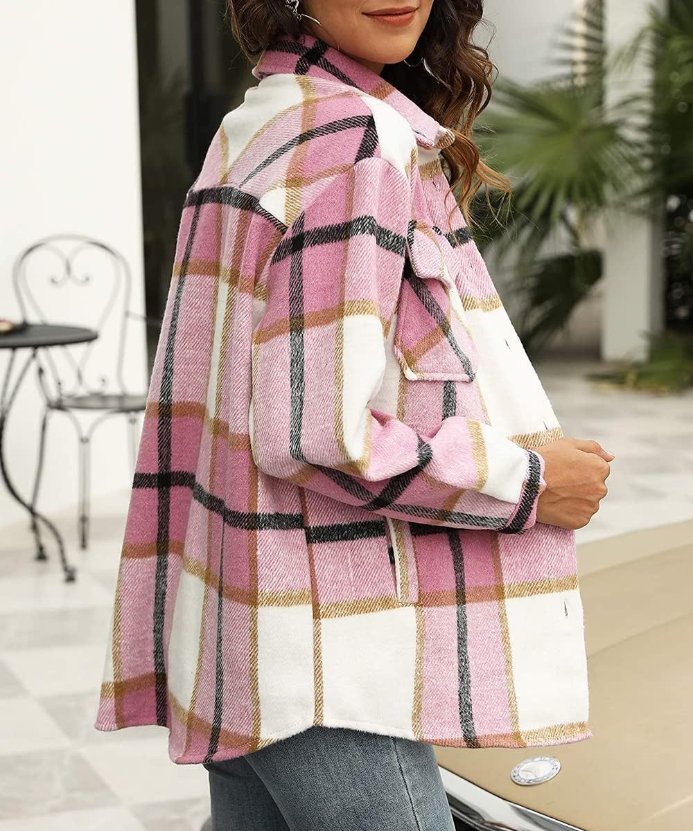 Leticia | cosy Plaid Shacket